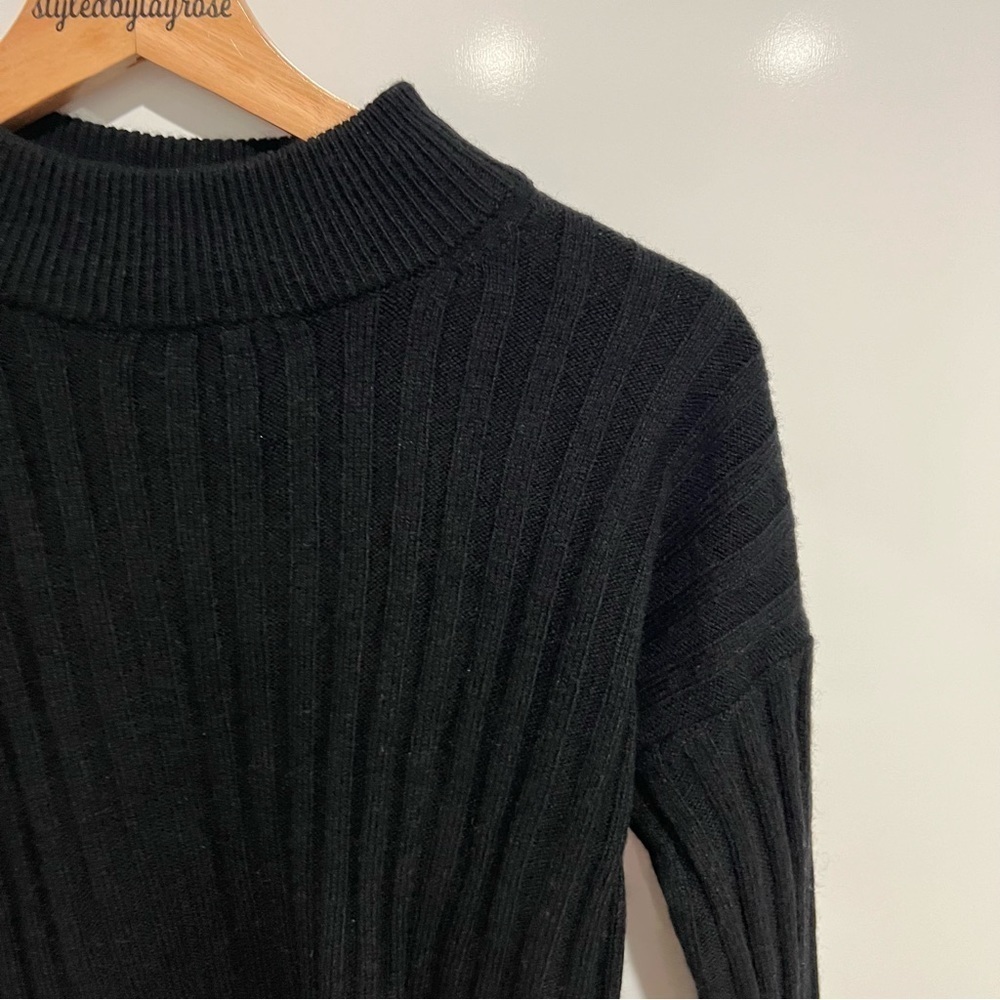 Madewell Mockneck Crop Sweater - Picture 6 of 13